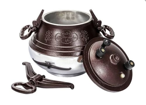 Afghan Kazan (Pressure Cooker) Nickel-Plated