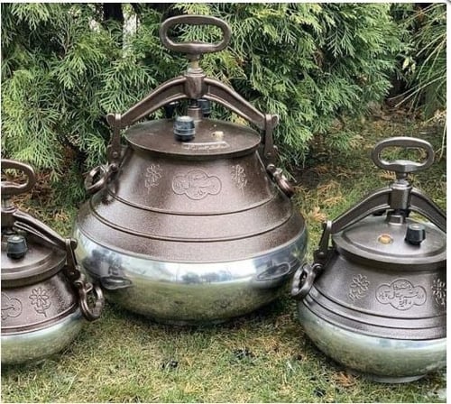 Afghan Kazan (Pressure Cooker) Nickel-Plated