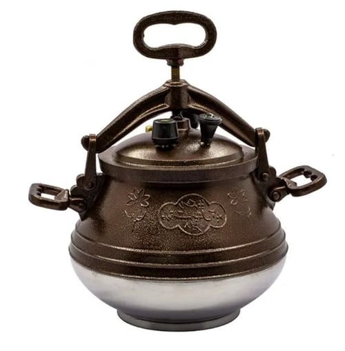 Afghan Kazan (Pressure Cooker) Nickel-Plated