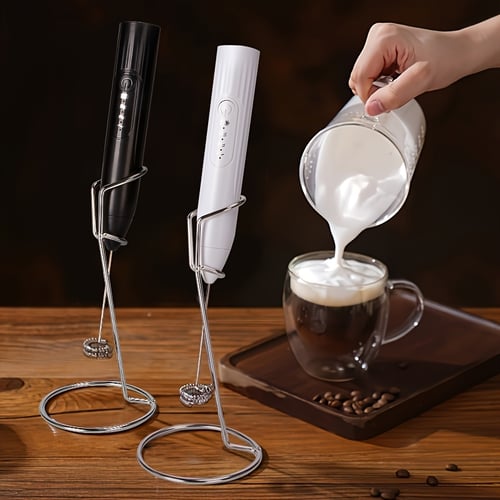 Handheld Whisk, Cordless Electric Milk Frother Handheld, Handheld Coffee  Frother Battery Operated (Not Included), Foam Maker for Latte Cappuccino  Hot Chocolate, Kitchen Egg Beater 