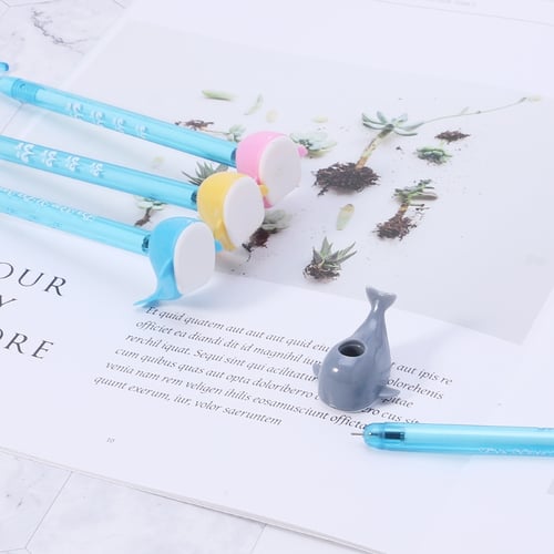 10pcs/lot Cute Office School Accessories 0.38mm Pen Nice Gel Pens Colorful  Gift