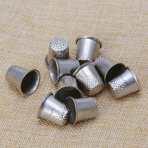 1pc S/m/l Finger Leather Thimble Sheepskin with Metal Tip for Sewing Needle  Quilting Sewing Supplies