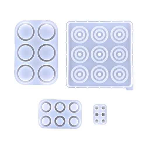Coaster Molds for Resin Casting, Resin Coaster Molds Silicone