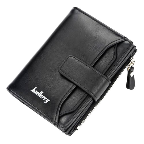 Men's Wallet Long Three-fold Vertical Open Soft Wallet Multi-card