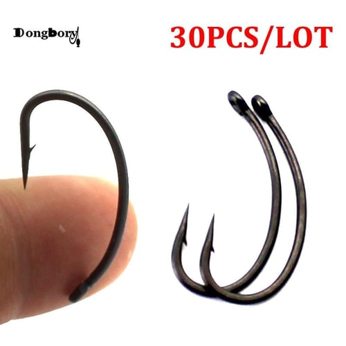 12pcs/lot High Carbon Steel Flipping Hook Sharp Barbed Automatic