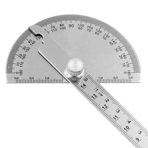 Stainless Steel 180 Protractor Angle Meter Measuring Ruler Rotary Mechanic Tool  Ruler Protractor - sotib olish Stainless Steel 180 Protractor Angle Meter Measuring  Ruler Rotary Mechanic Tool Ruler Protractor Toshkentda va O'zbekistonda