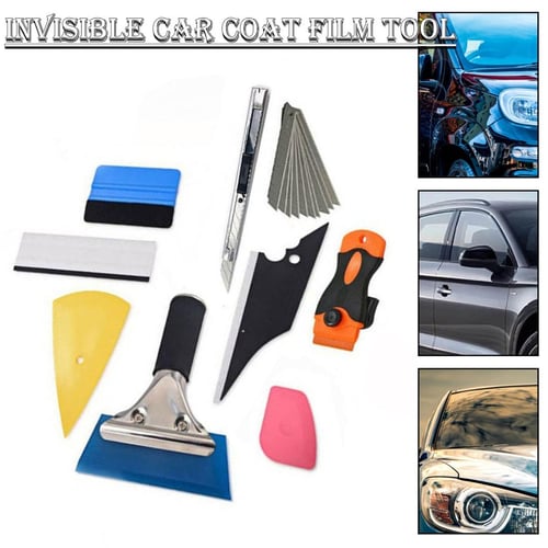 11PCS Car Window Tint Tools Kit Auto Film Tinting Scraper Squeegee D