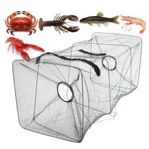 MUQZI Sports Accessory Folding Portable Crab Fishing Dip Cast Net