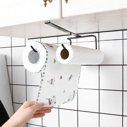 Joom Self-Adhesive Paper Towel Holder Under Cabinet Towel Holder