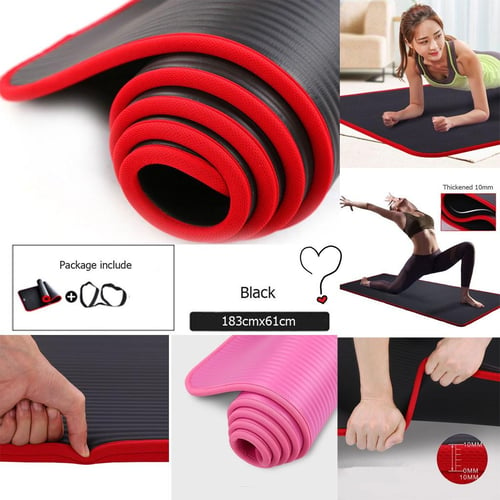 Foldable Yoga Mat Folding TPE Pilates Mat Non Slip Workout Mat Portable  Exercise Mat 