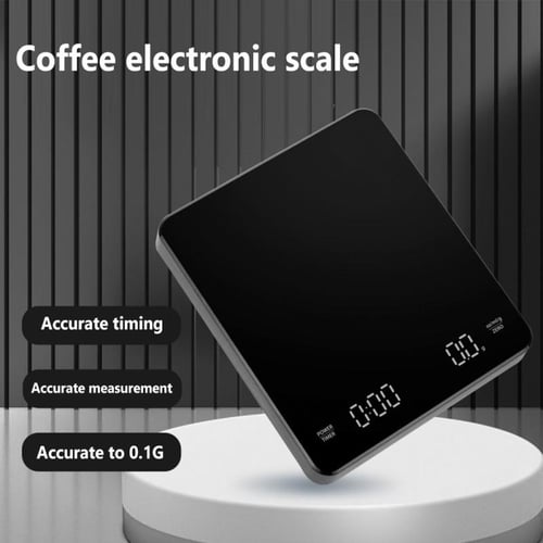Digital Coffee Scales With Timer Usb Rechargeable Night Vision Espresso  Scale