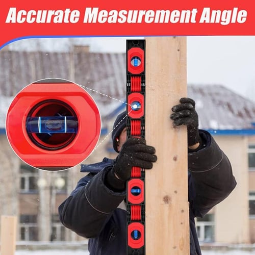 Multifunctional Folding Level Magnetic Folding Level 28 Inch Multi-Angle  Measuring Woodworking Tools High Precision Corner