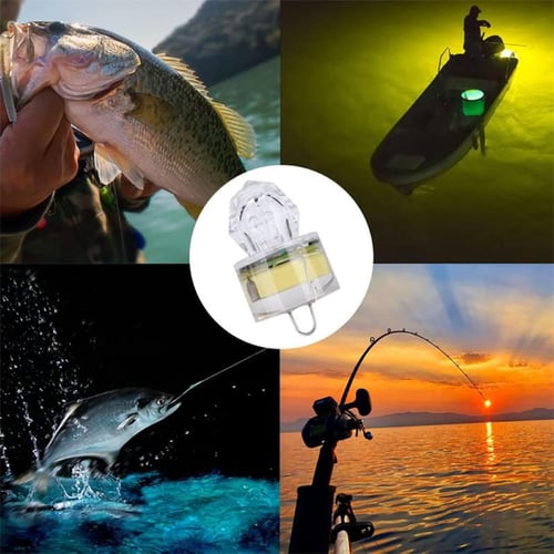 3 Pcs Deep Drop Light Flashing Strobe LED Fishing Lights