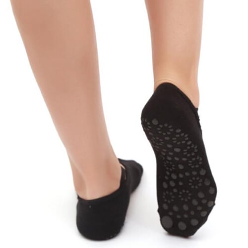 New Non-Slip Anti-friction Cotton+PVC Yoga Socks Yoga Shoes Five
