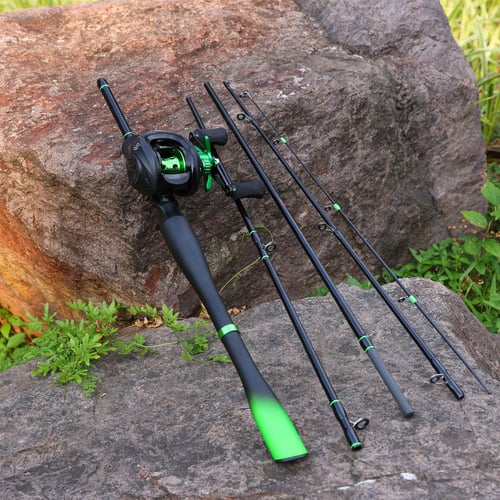 Sougayilang 1.8-2.4m 5 sections Carbon Fiber Cast Fishing Rod and