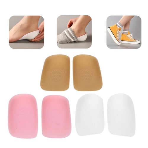 Heel Cups Shoe Inserts Half Heel Insole Height Increase Heel