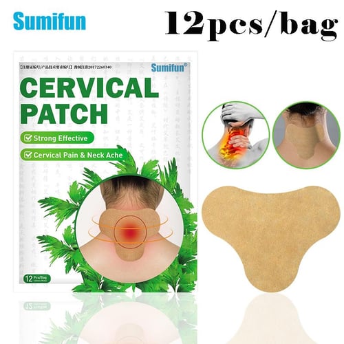 12Pcs Sciatica Nerve Pain Relief Patch Heating Body Balm Meridians