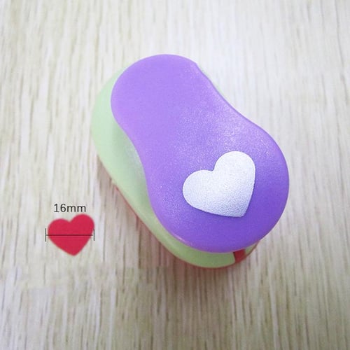 Manual Craft Puncher Paper Hole Punch Cutter Circle Heart Star With Soft  Grip