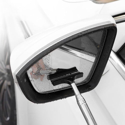 Car Rearview Mirror Wiper, Telescopic Squeegee For Auto Glass