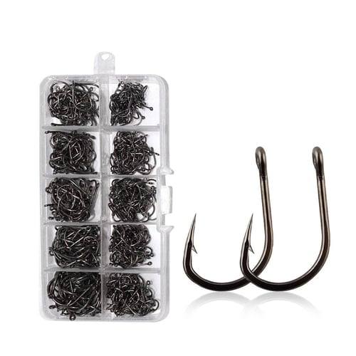 100PCS Durable Silver Fishing Hooks with Hole Carp Fishing Tackle Circle  Jig Hooks Fishing Accessories - buy 100PCS Durable Silver Fishing Hooks  with Hole Carp Fishing Tackle Circle Jig Hooks Fishing Accessories