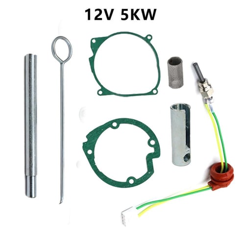 12v/24v Car Heater Burner Motor Gaskets Strainers Glow Plug+ Wrench For 2kw  5kw Autonomous Truck Cab Heater Air Parking Heater
