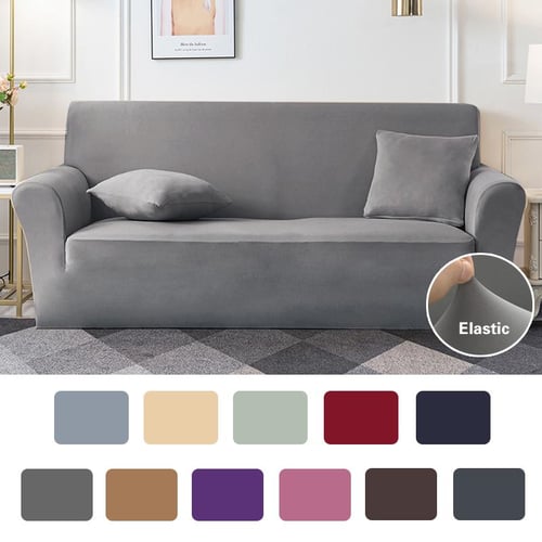 Universal Sofa Slipcovers Stretch Sofa Covers For Living Room Elastic Couch  Chair Cover Chaise Longue Sofa Towel 1 /2 /3 /4 -Seater - sotib olish  Universal Sofa Slipcovers Stretch Sofa Covers For