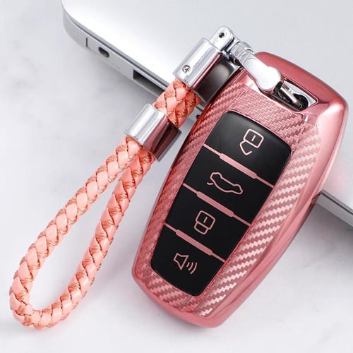 TPU Carbon Fiber Car Smart Key Case Cover Bag Shell Protector Keychain for Great  Wall Haval Hover H1 H4 H6 H7 H9 F5 F7 - sotib olish TPU Carbon Fiber Car  Smart