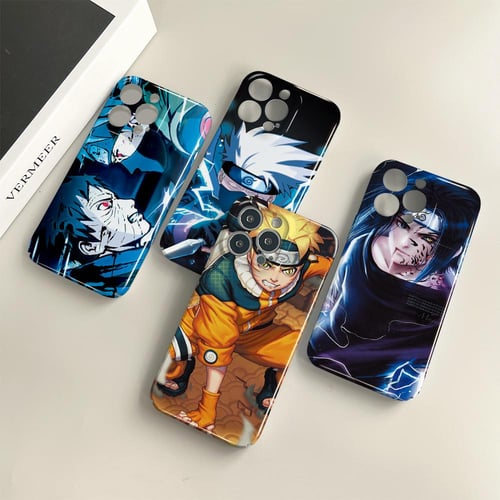 Anime Naruto Sasuke Kakashi Shockproof Phone case cover for iPhone 14 13  Pro Max