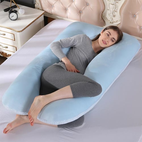Pregnancy Pillow Sleeping Support Bedding Full Body U-Shape