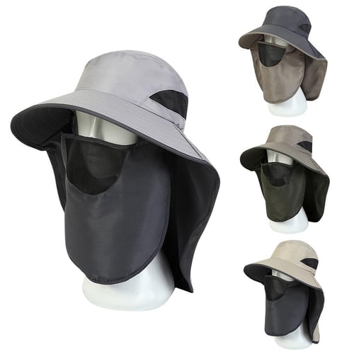 Men and Women Outdoor Sun Protection Fishing Hat with Detachable