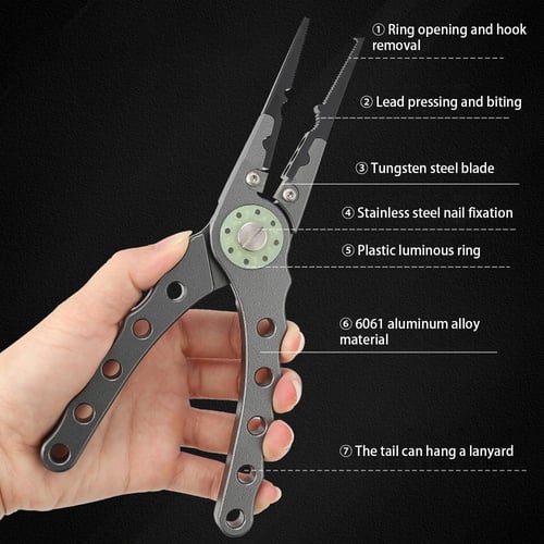 Cheap Stainless Steel Road Pliers Multifunctional Fish Controller Rust  Proof Teflon Coated Small Mouth Fishing Pliers Thread Cutting and Ring  Opening Tool