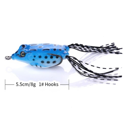 Fishing Lures Topwater Floating Weedless Lure Frog Baits with