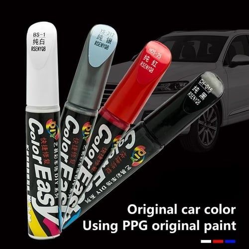 Mayitr 1pc Black White Red Silver Car Paint Scratch Repair Pen Waterproof Paint  Pen Marker Pen