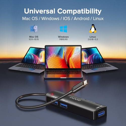 Adaptador Usb C Usb 3.0 Otg Compatible Mac Macbook Pro Air