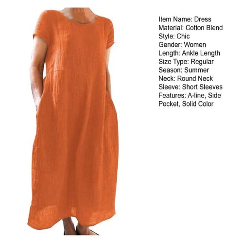 Casual Solid Pocket O Neck A Line Dresses(5 Colors) Casual Solid Pocket O Neck A Line Dresses(5 Colors)
