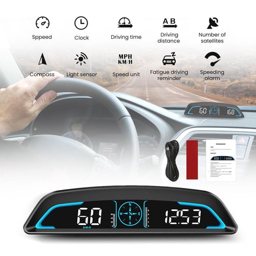 ZUIMI G3 GPS HUD Heads Up Display Car Speedometer Smart Digital Alarm  Reminder Meter Car Electronics Accessories For All - buy ZUIMI G3 GPS HUD  Heads Up Display Car Speedometer Smart Digital