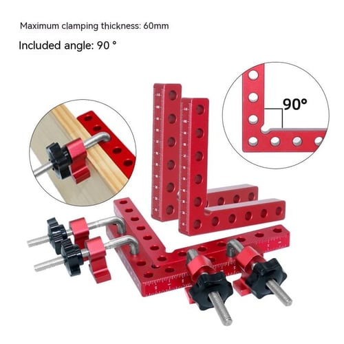 Drillpro Woodworking Precision Clamping Square L-Shaped Auxiliary