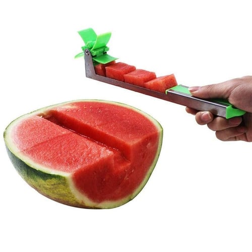 1pc Watermelon Cutter Slicer, Stainless Steel Watermelon Cube Cutter  Quickly Safe Watermelon Knife, Fun Fruit Salad Melon Cutter For Kitchen  Gadget