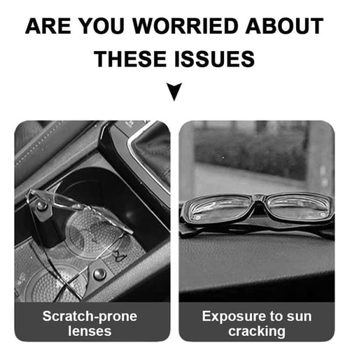 Universal Car Auto Sun Visor Glasses Box Sunglasses Clip Card Ticket Holder  Stand Fastener Pen Case Eyeglasses Car Accessories