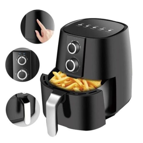 6L Air Fryer Without Oil Oven 1500W Multifunction Electric Deep Fryer  Nonstick Basket Kitchen Cooking Frying