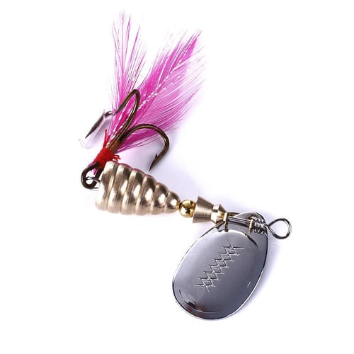 Fish Lures Copper Material Color Mouth Metal Sequin Bait 19.5G Spoon Lure  Metal Single Hook Spinner Fishing Lure - sotib olish Fish Lures Copper  Material Color Mouth Metal Sequin Bait 19.5G Spoon
