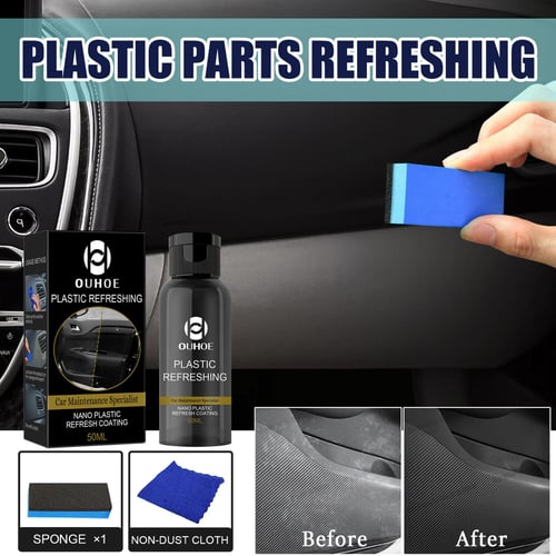 1Set Plastic Parts Crystal Coating Car Refresher Agent Maintenance Accessories