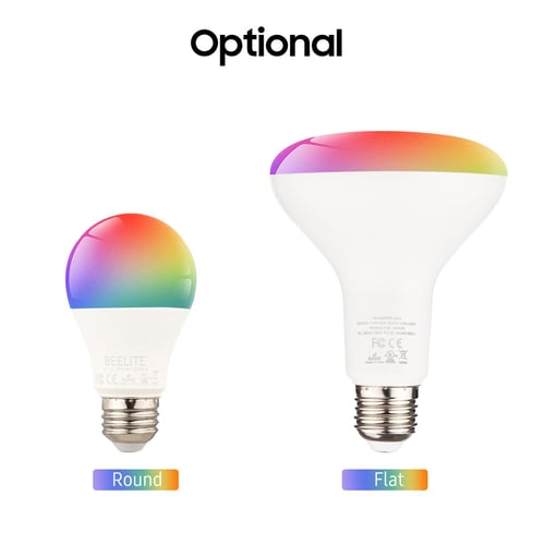 Color Changing Light Bulb App Control, 2.4Ghz WiFi and Bluetooth Smart  Light Bulbs Music Sync