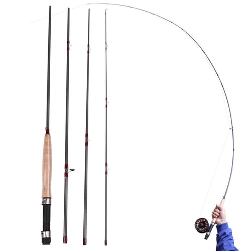 Casting Fishing Rods 2.1/2.4M Portable Carbon Fiber Lure Pole
