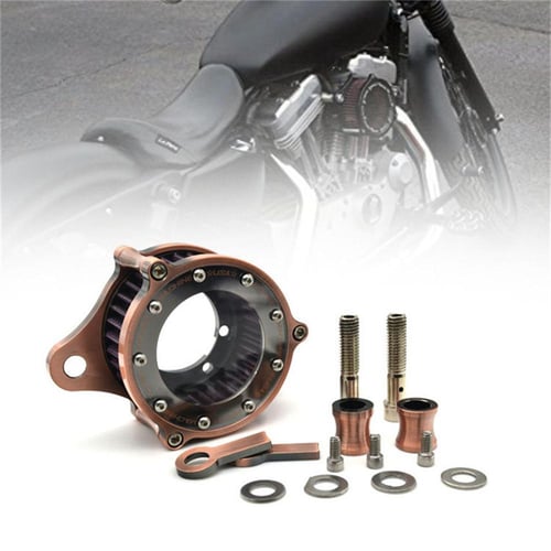  Motorcycle CNC Air Cleaner Intake Filter Kit For