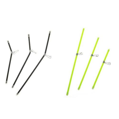 20Pcs Luminous Fly Fishing Anti-Tangle Feeder Tube with Snaps Hook  15/20/25cm Fishing Balance Connector for Cod Fishing Teaser Saltwater Bait  - sotib olish 20Pcs Luminous Fly Fishing Anti-Tangle Feeder Tube with Snaps