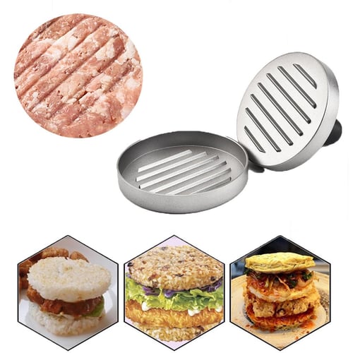 Hamburger Press Maker Mold Non-Stick Food Grade Reusable Sausage Patty  Burger Smasher For Home Camping