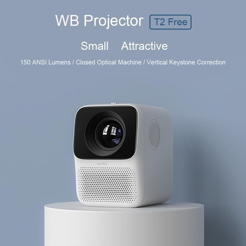 WANBO Mini Portable LED Home Projector 1080P Supported 200 ANSI lumens