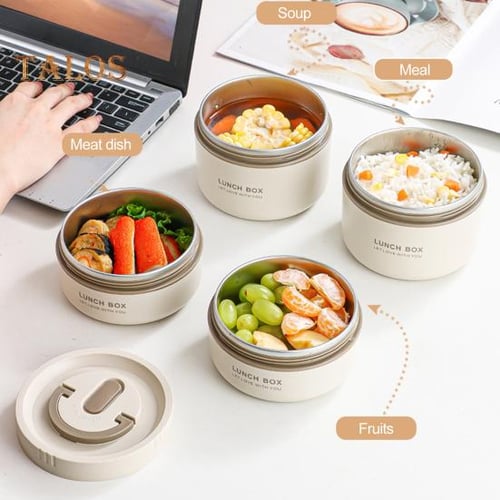 2.05/2.15L Leak-Proof Lunch Box with Grid Design Spacious and Convenient  Food Container for Home, Office, or School 