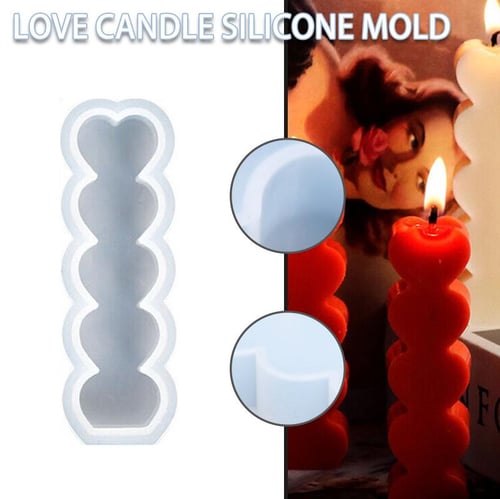 Candle Jar Mold Silicone Concrete Molds with Lid Epoxy Resin